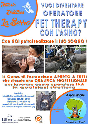 Corso operatore Pet Therapy con l'asino in Toscana