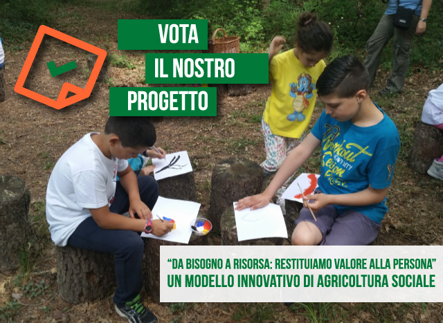 Vota il nostro progetto di Agricoltura Sociale